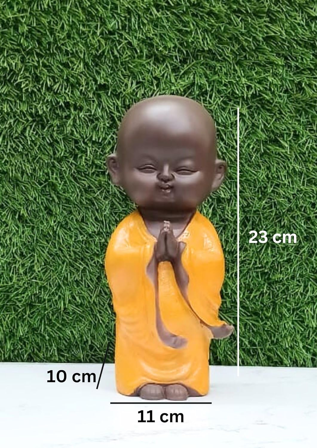 Handcrafted Resin Buddha Figurine – Serene Meditation Décor for Home & Office - Image 3