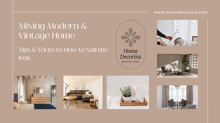 Mixing Modern & Vintage: How to Nail the Look