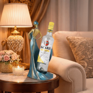 Elegant Lady Wine Bottle Holder | Luxury Table Decor Showpiece