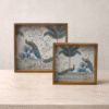 Peacock Design Wooden Tray Set | Decorative Serving Trays for Home Décor