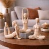 Yoga Ladies Resin Showpiece Set of 3 | Elegant Home Décor