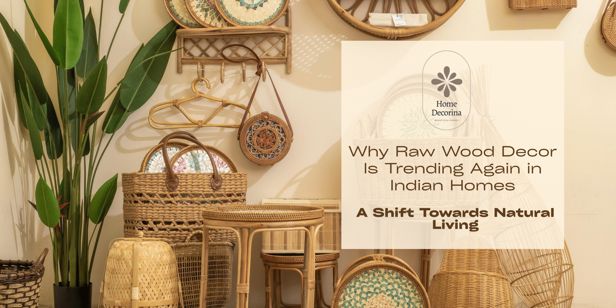 Raw Wood Decor Trend in India: Why It’s Back in Modern Homes